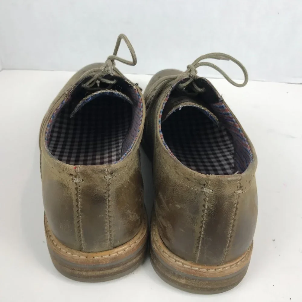 Ben Sherman Tan leather wing tip oxford US 9.5 EU 42.5